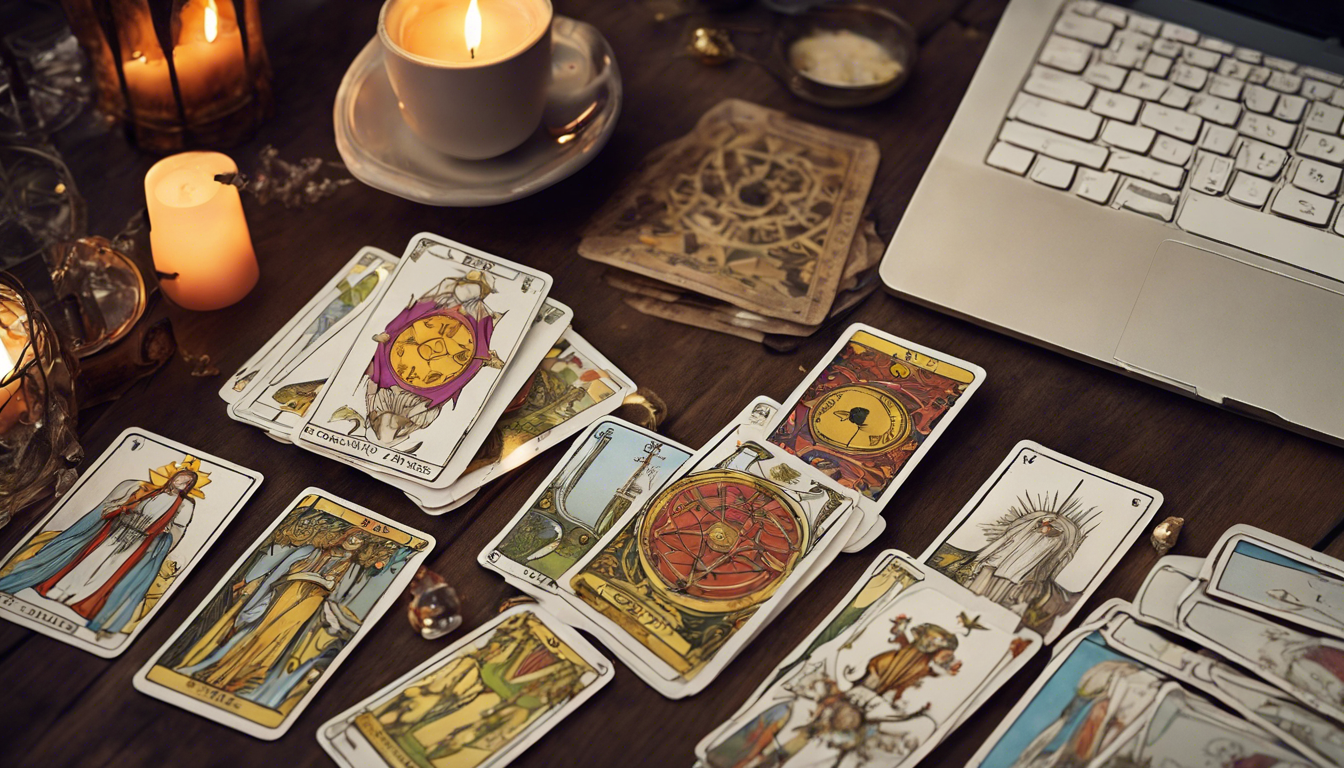 découvrez le tarot en ligne et recevez des réponses rapides et gratuites à vos questions. plongez dans l'univers mystique du tarot grâce à notre service accessible et intuitif, et laissez vos doutes derrière vous.